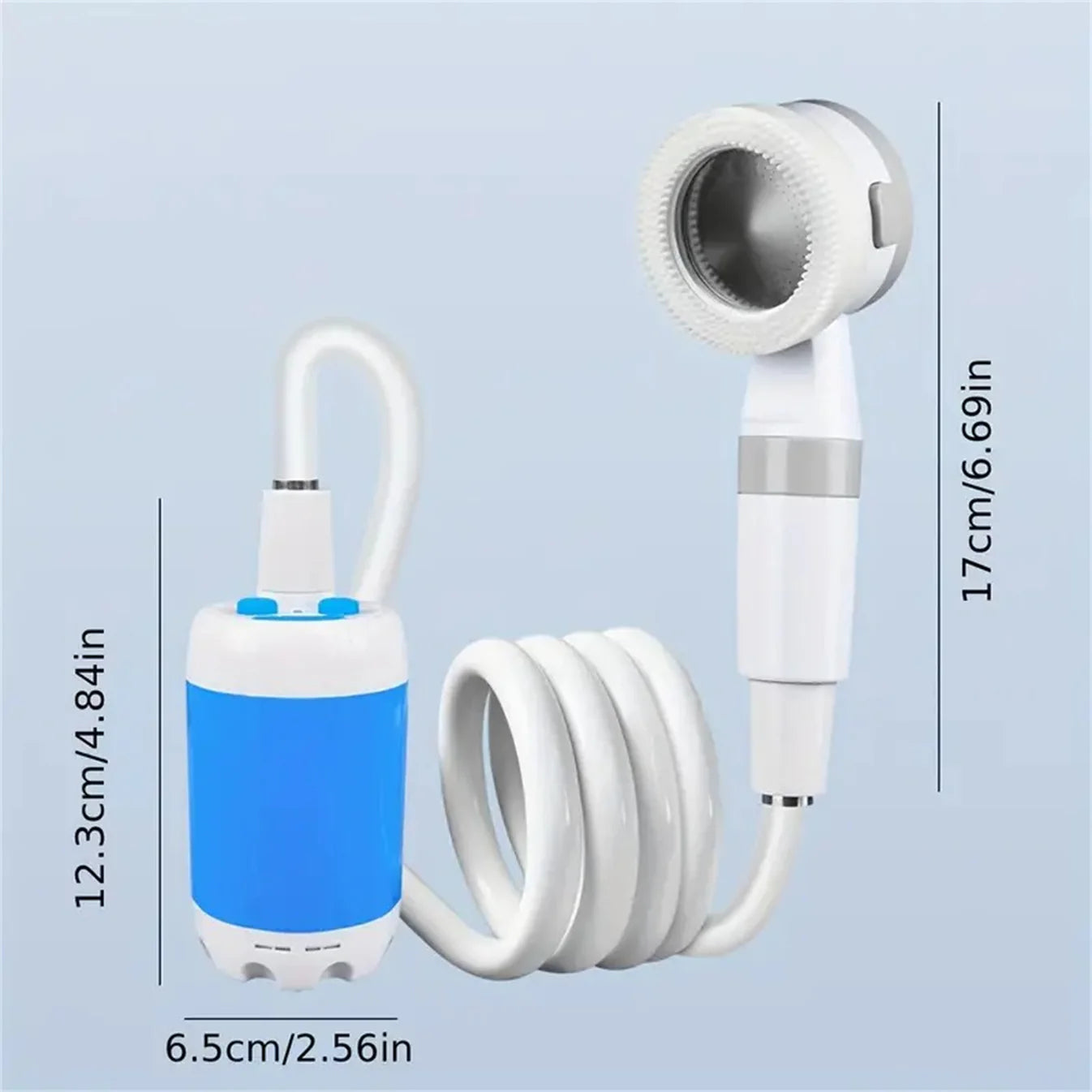 Camping Shower Pump - Rechargeable Outdoor Shower Head Sprayer