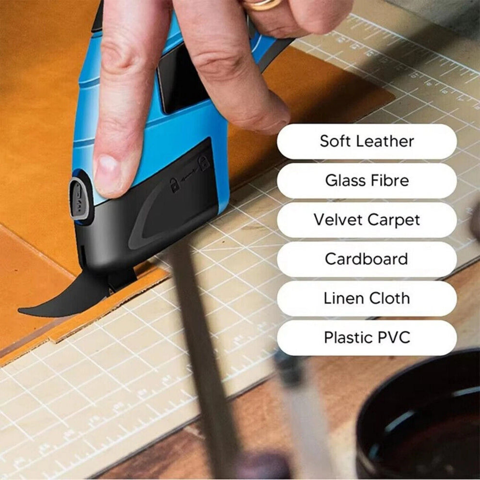 Cordless USB Electric Scissors Rechargeable Cutter for Fabric and Paper